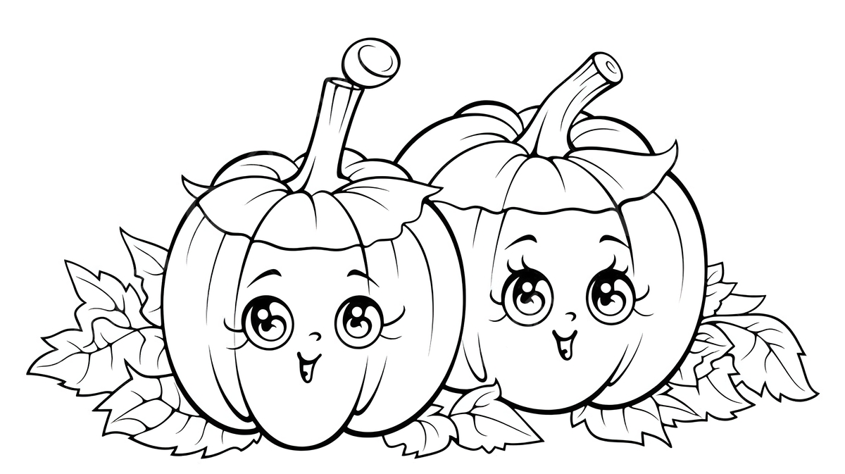 cute pumpkin coloring pages