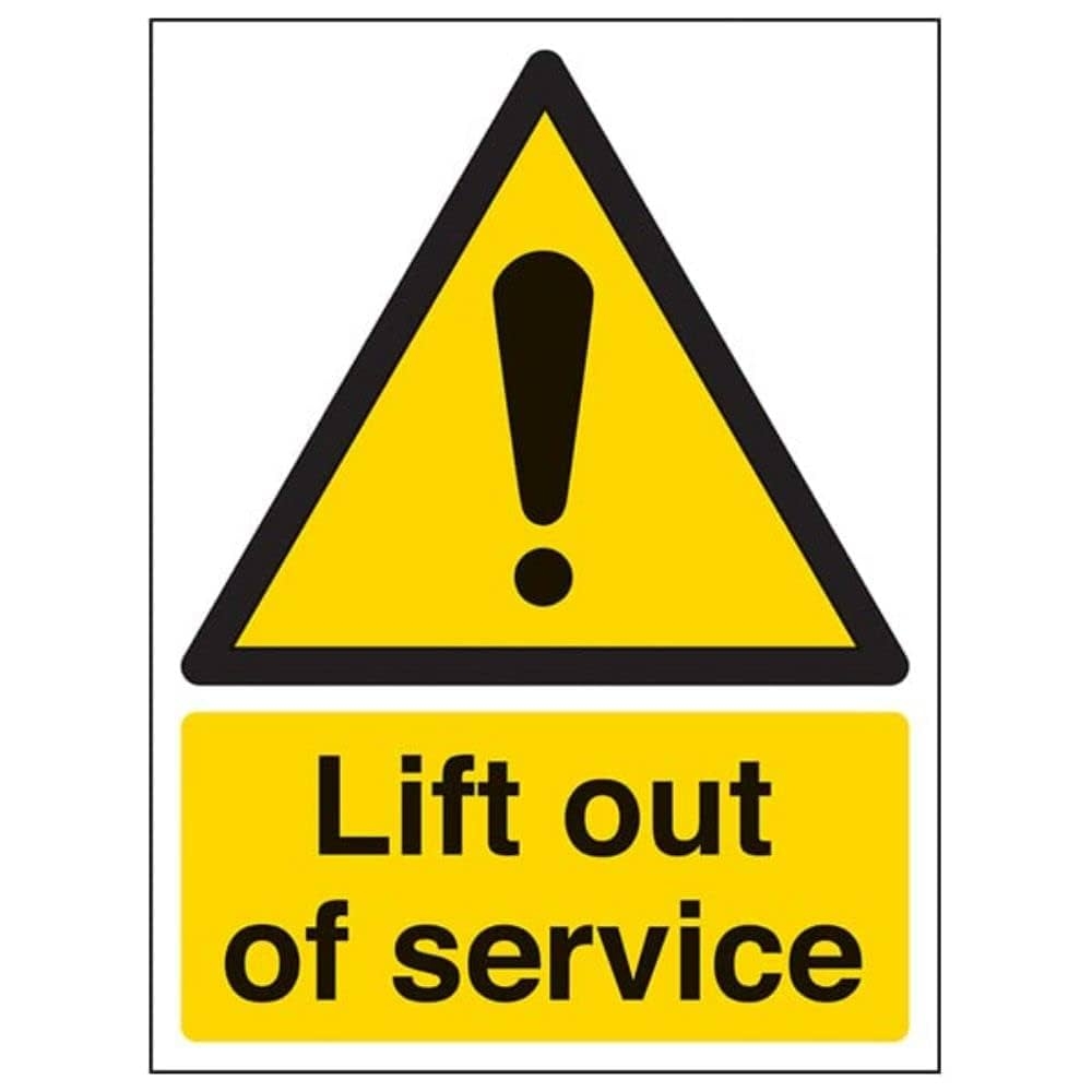 V Safety Lift Out Of Service Magnetic Safety Sign 150mm X 200mm Amazon de DIY Tools