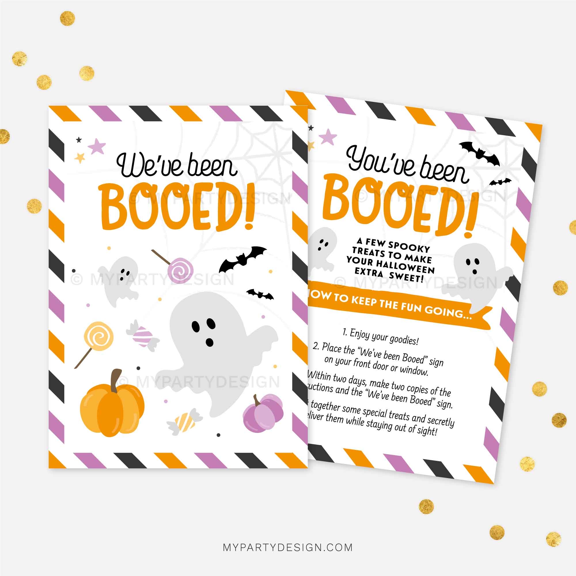 you've been booed printable